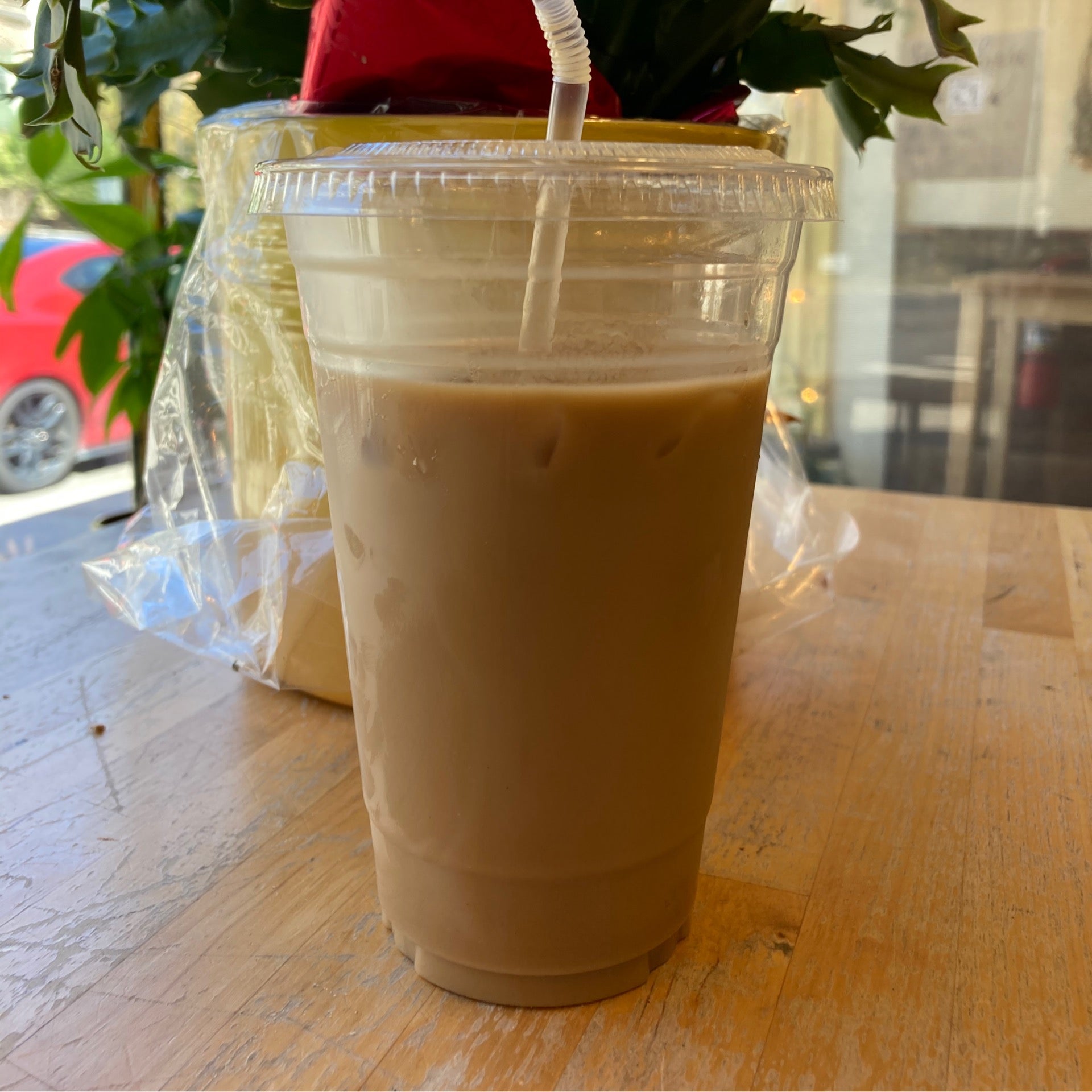 Iced Latte Yellow Rose Vegan Bakery & Cafe