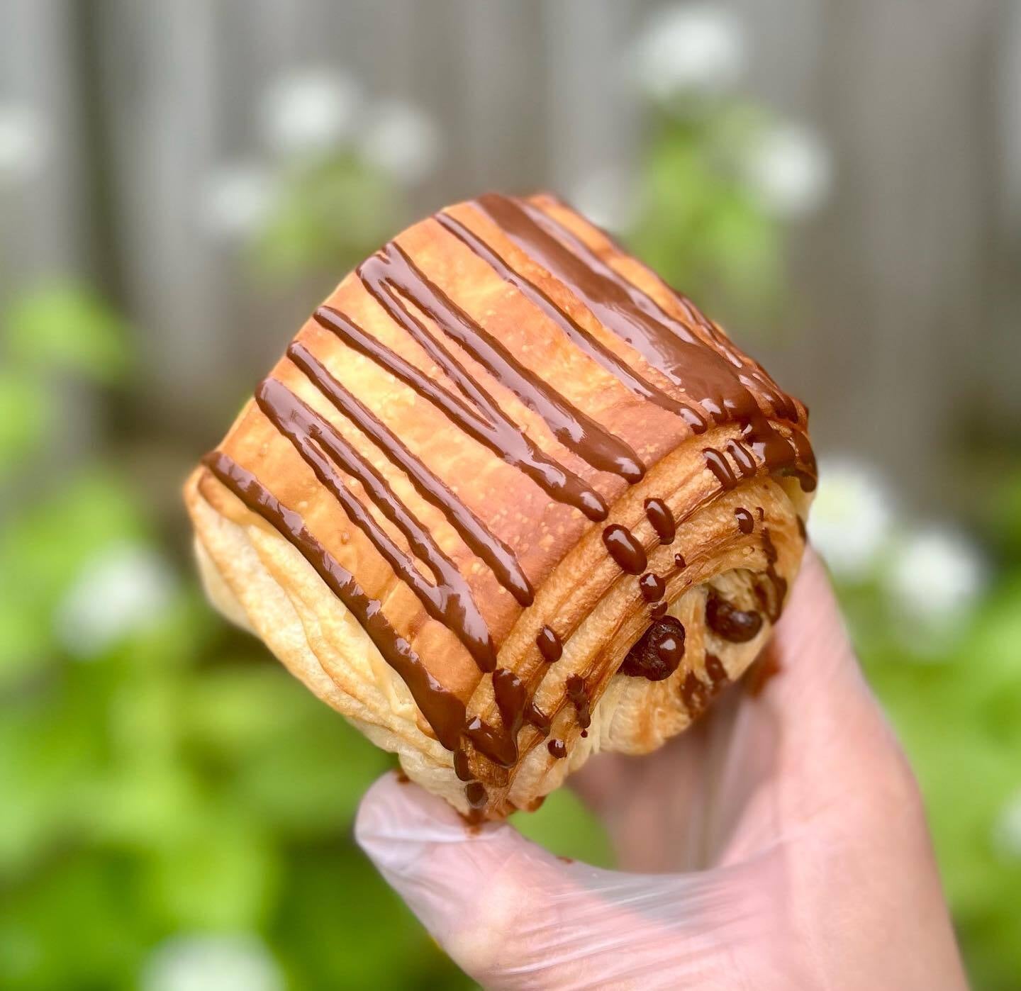 Pain au Chocolat Yellow Rose Vegan Bakery & Cafe